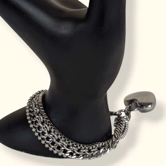 Milor 4-Strand Stainless Steel Chain Bracelet - Picture 2 of 5